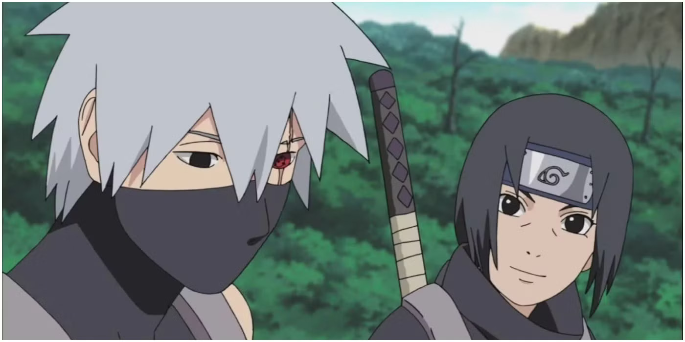 Itachi Uchiha &amp; Kakashi Hatake (Anbu)
