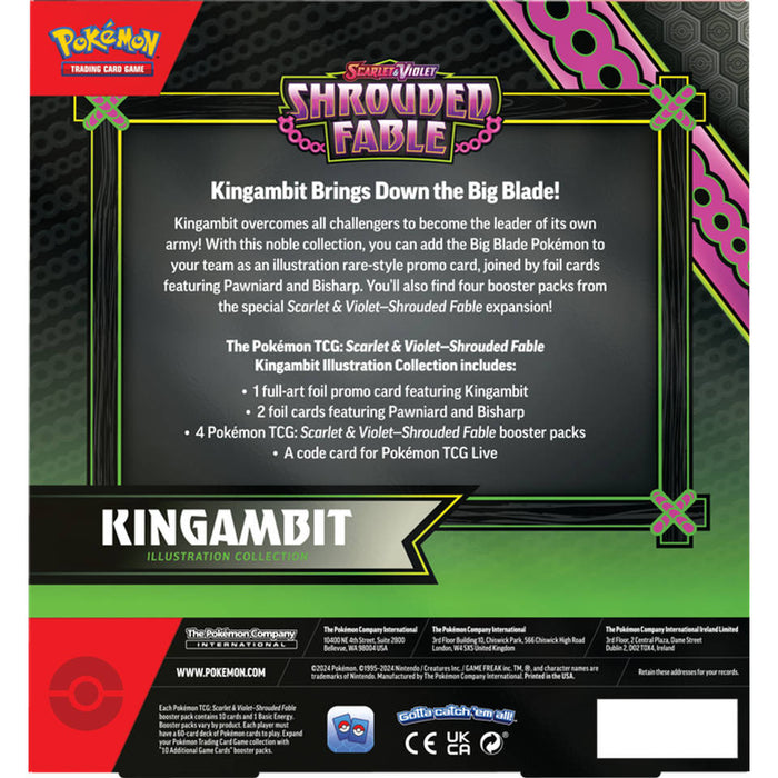 Pokémon Scarlet & Violet Shrouded Fable Illustration Collection Kingambit - Animerching