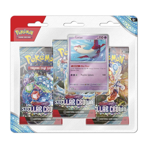 Pokémon - Scarlet & Violet Stellar Crown 3 Latias Blister Pack - Animerch