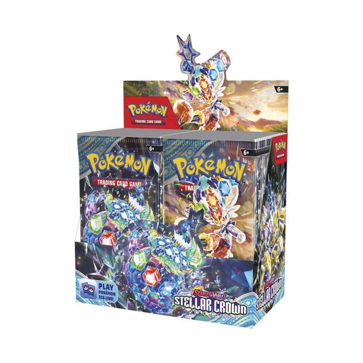 Pokémon - Scarlet & Violet Stellar Crown Booster Display Box (36 Packs) - Animerch